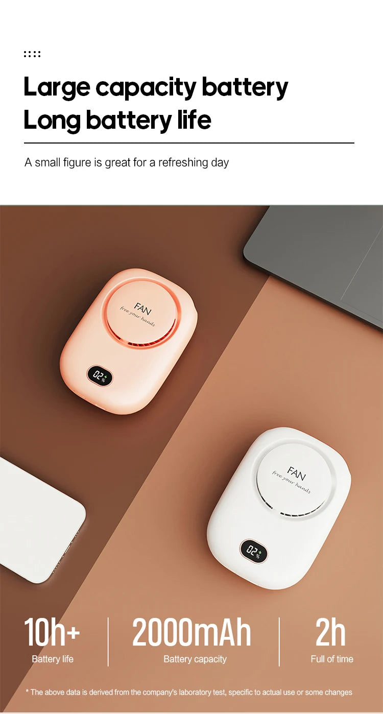 Portable Hanging Neck Fan
