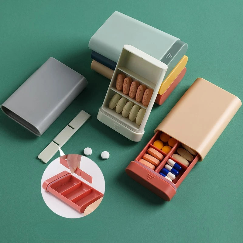 Mini Small Portable Travel Vitamin Box Pill Cases
