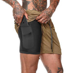 Load image into Gallery viewer, Sport Shorts Men Sportswear Double-deck Running Shorts - BestShop
