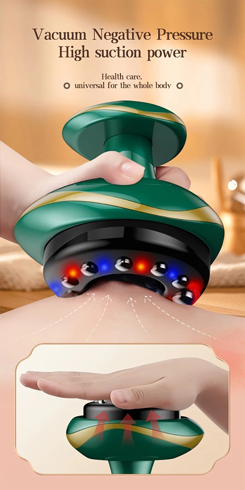 Electric Massage Meridian Brush