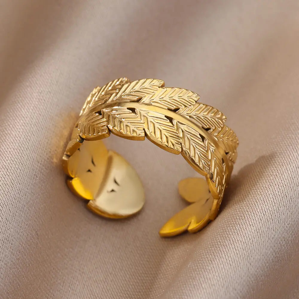 Gold Color Stainless Steel Rings