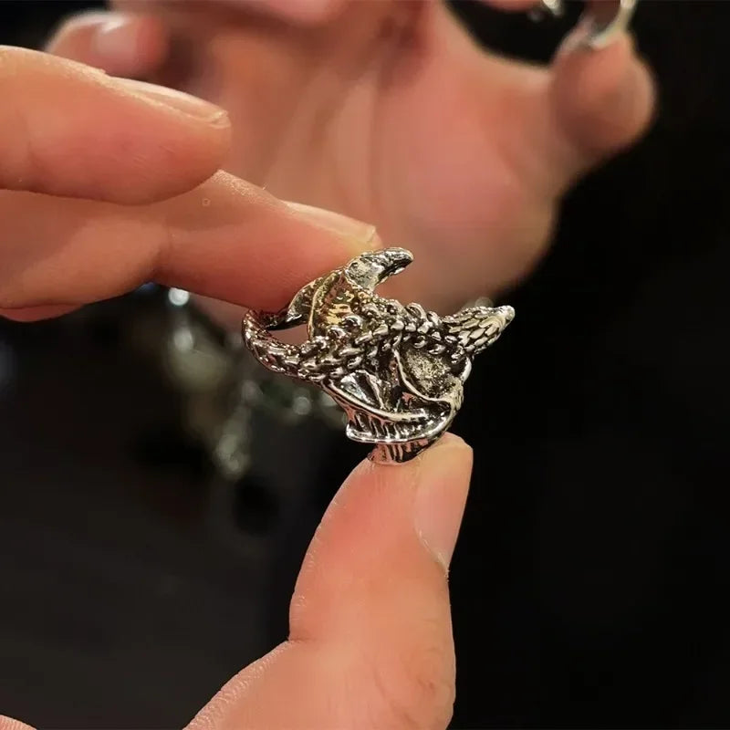 Dragon Rings Gothic Punk Style
