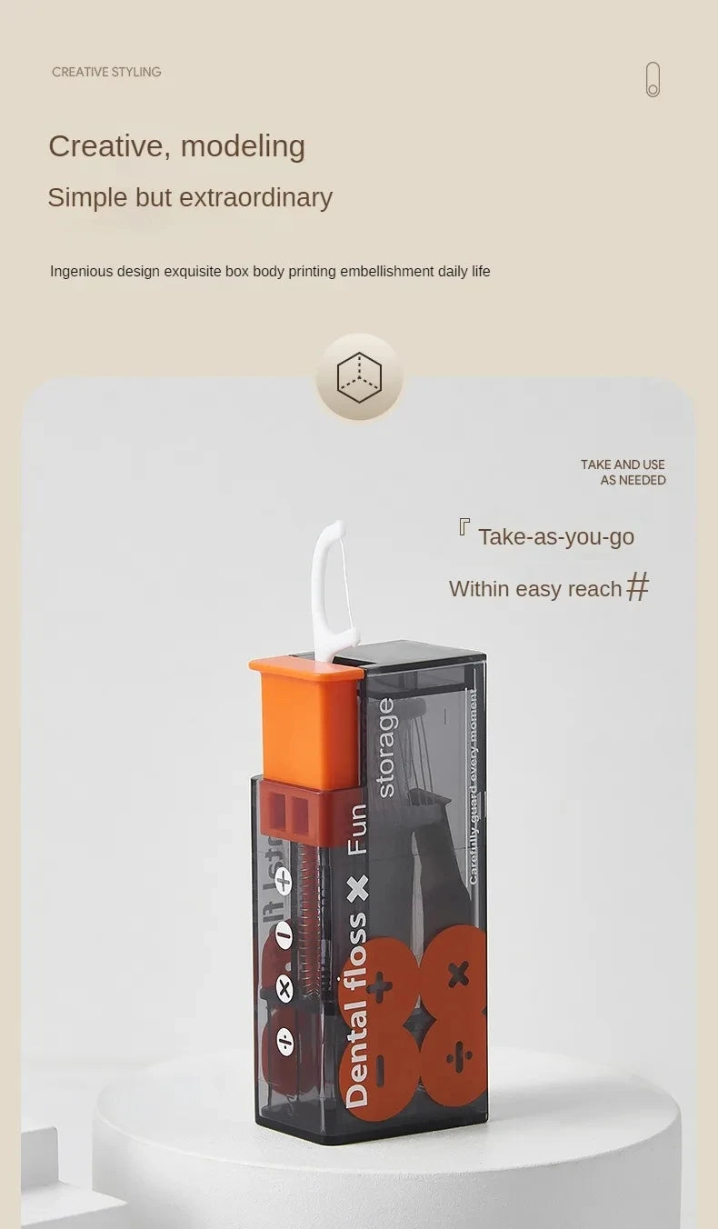 Portable Floss Dispenser Automatic Ejectable