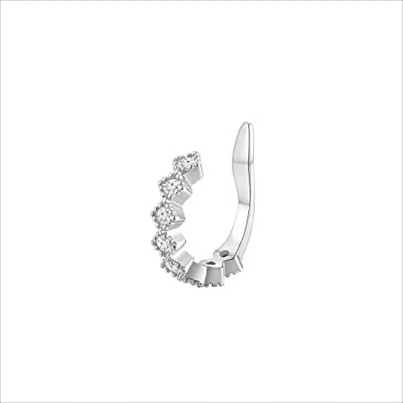 Cute Metal Leaf Earcuff Clip-On Earring
