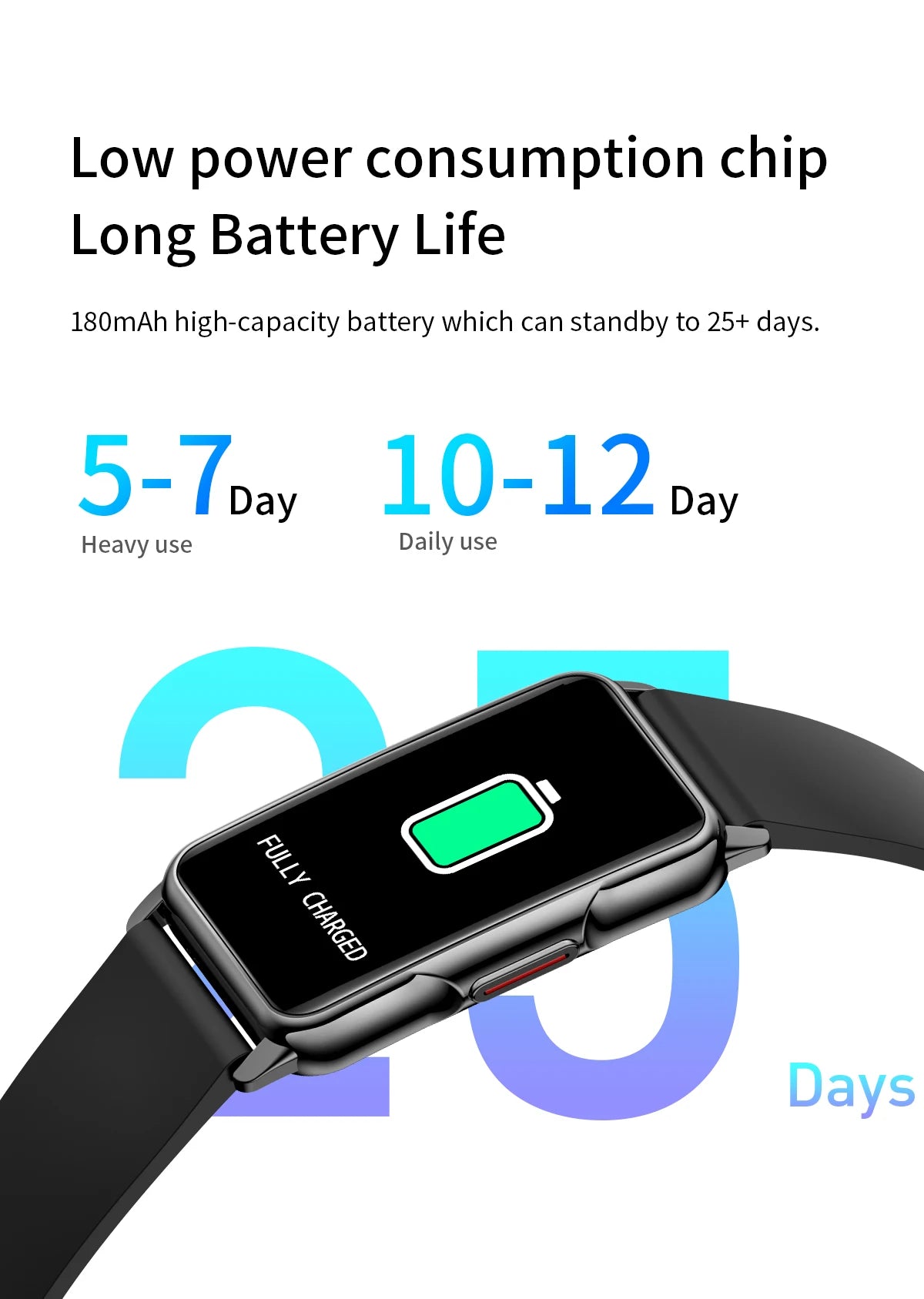 LIGE Smart Bracelet For Android IOS