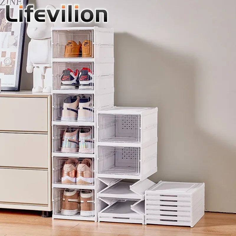 6 Layers Shoes Box Storage Organizers