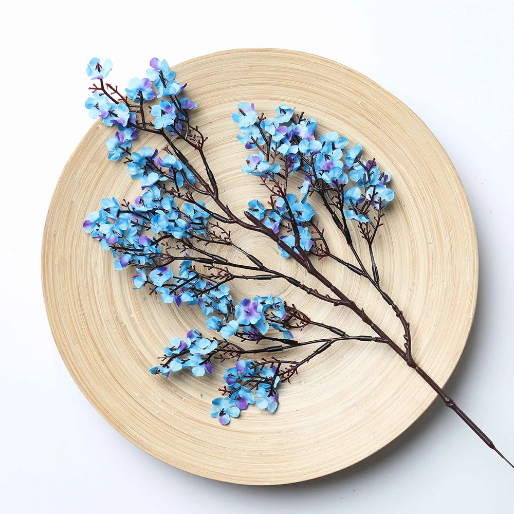 Gypsophile artificielle en soie, 50 cm, longues branches, décoration d'intérieur, fausses plantes, pour fête de mariage, DIY