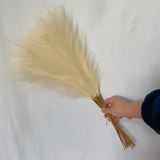 10pcs Silk Pampas Grass Decor Artificial Flowers - BestShop