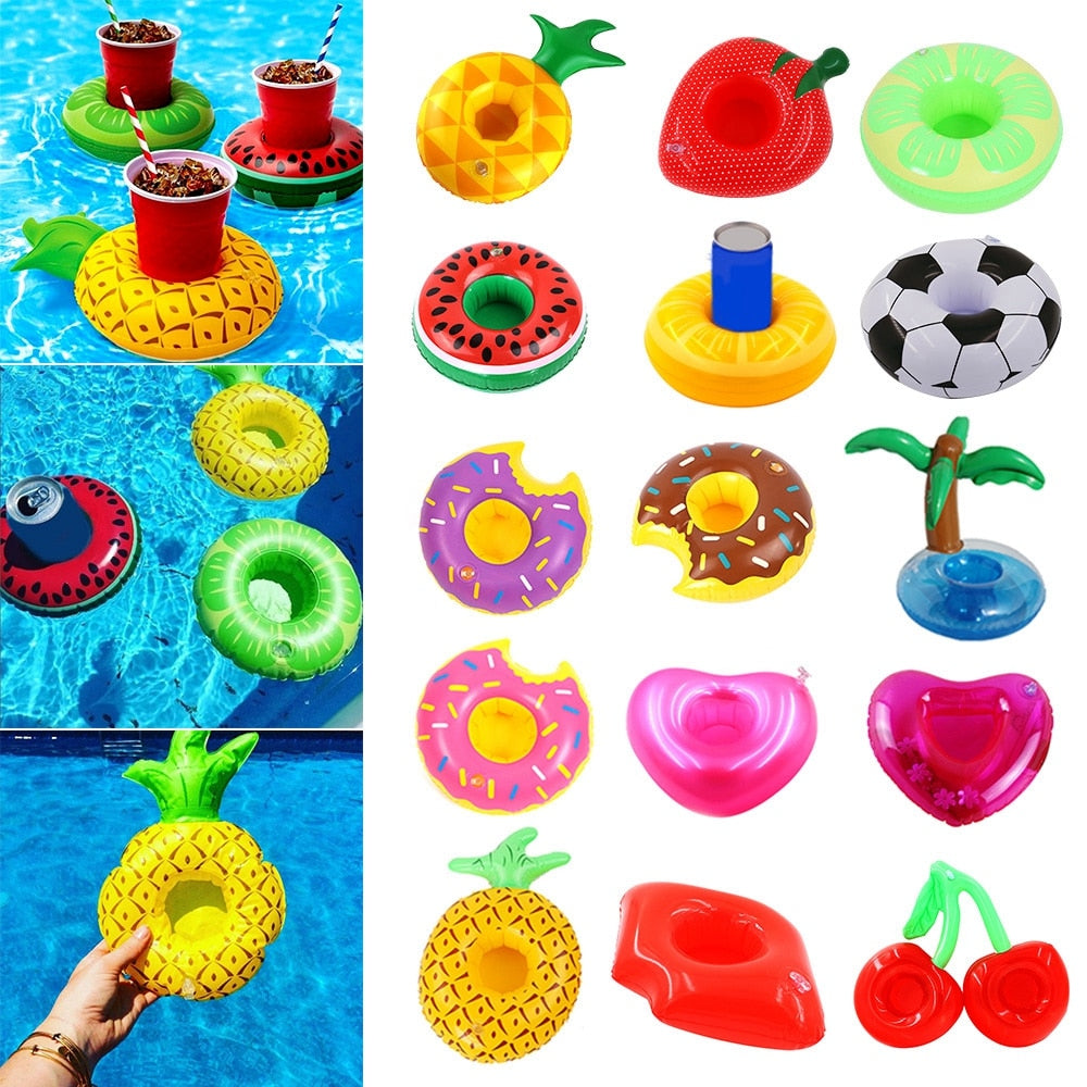 Floating Inflatable Cup Holders Pool Coasters - BestShop