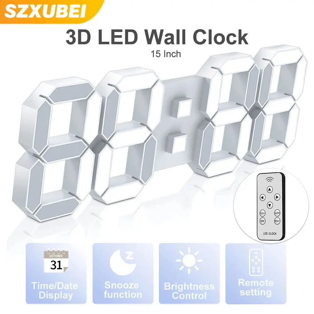 3D LED Digital Clock