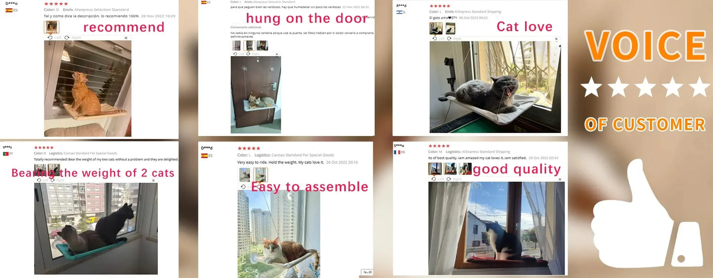 Foldable Cat Window Perch Bed