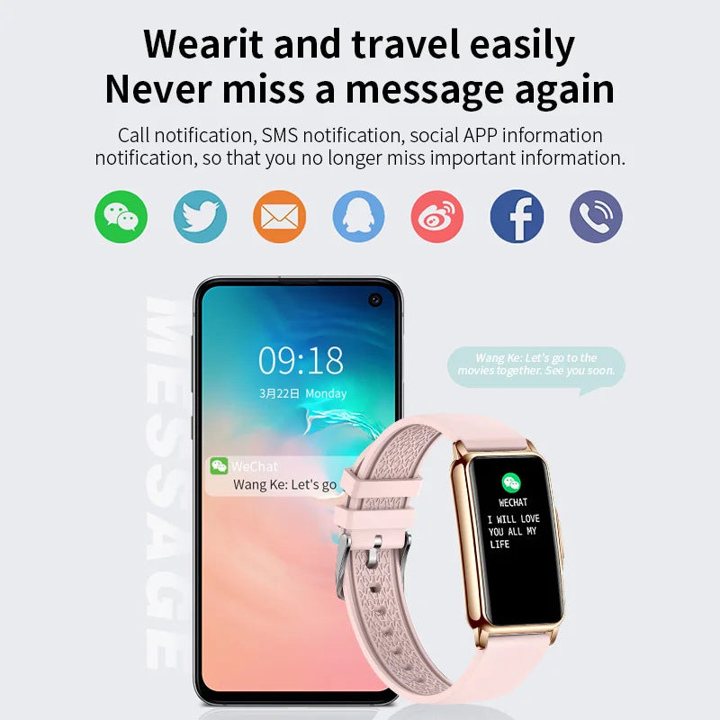 LIGE Smart Bracelet For Android IOS