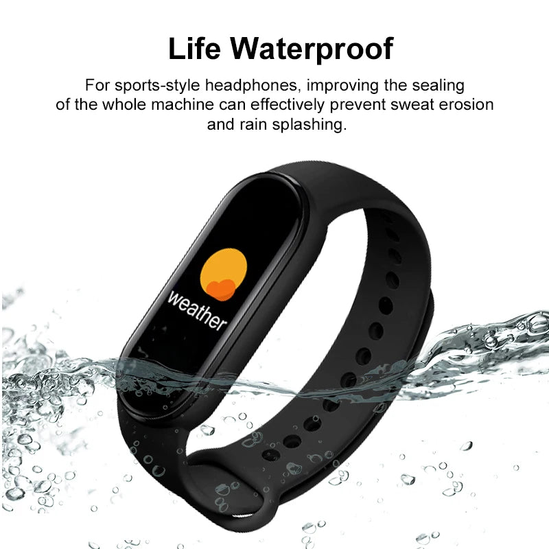 M6 Smart Watch Men Women Fitness Smart Bracelet