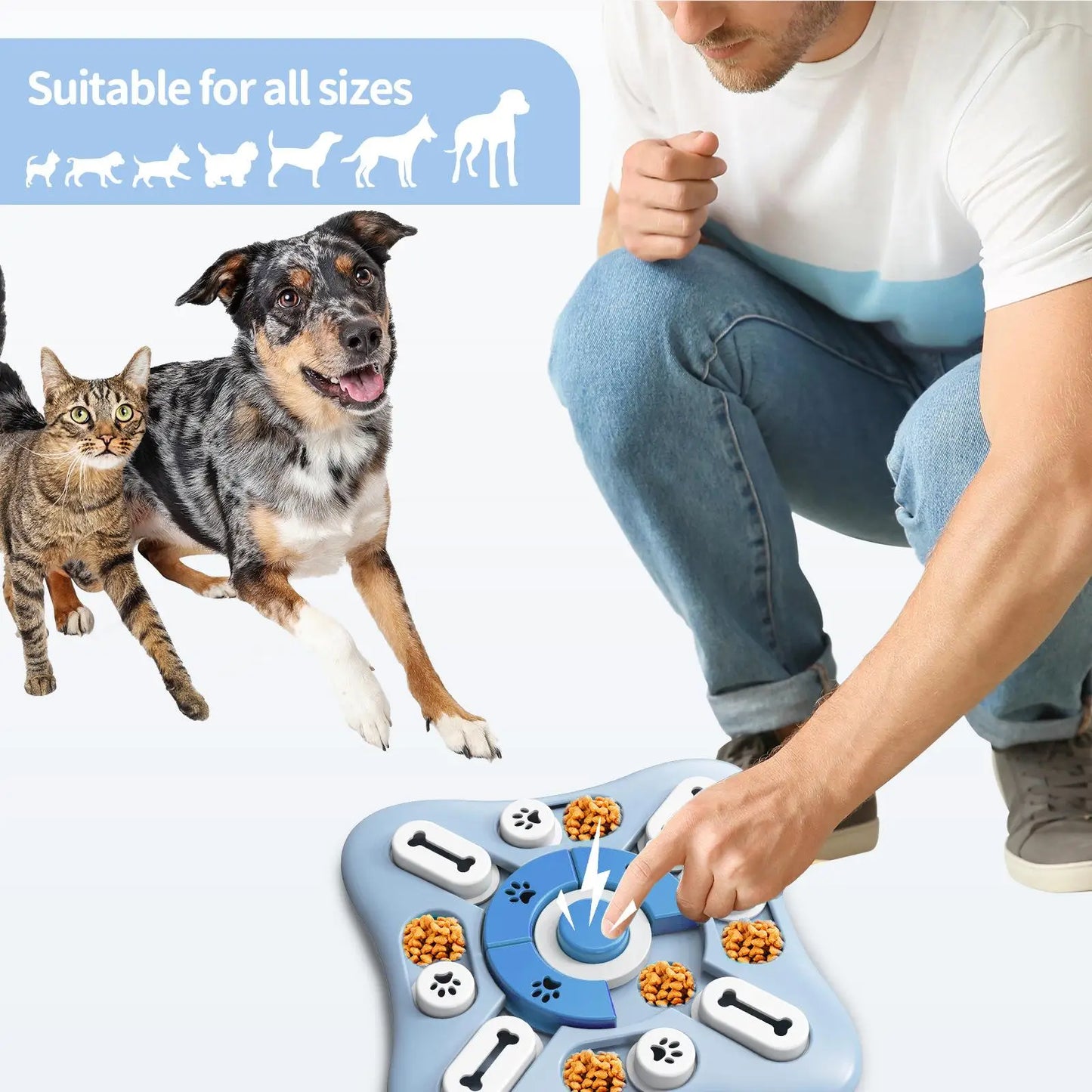 Slow Feeder Interactive Pet Puzzle