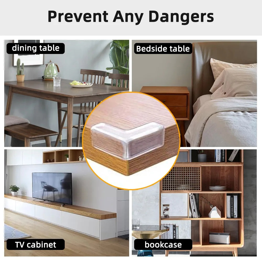 Baby Safety Silicone Corner Protectors