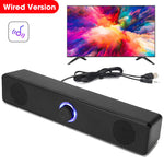 Load image into Gallery viewer, 4D Computer Speaker Bar Stereo Sound Subwoofer Bluetooth Speaker - BestShop
