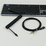 Load image into Gallery viewer, USB keyboard cable Coiled cable type C Mechanical keyboard wire - BestShop
