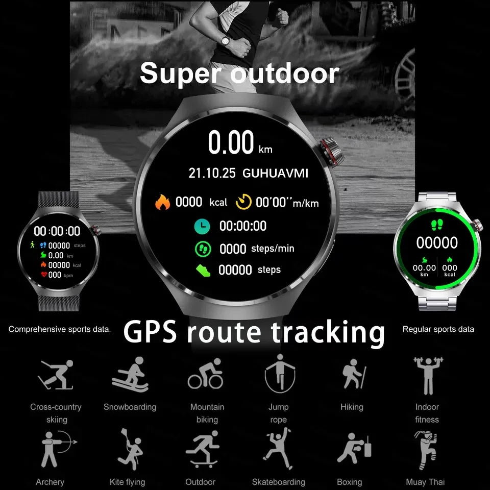 AMOLED NFC Watch GT4 Pro Smartwatch