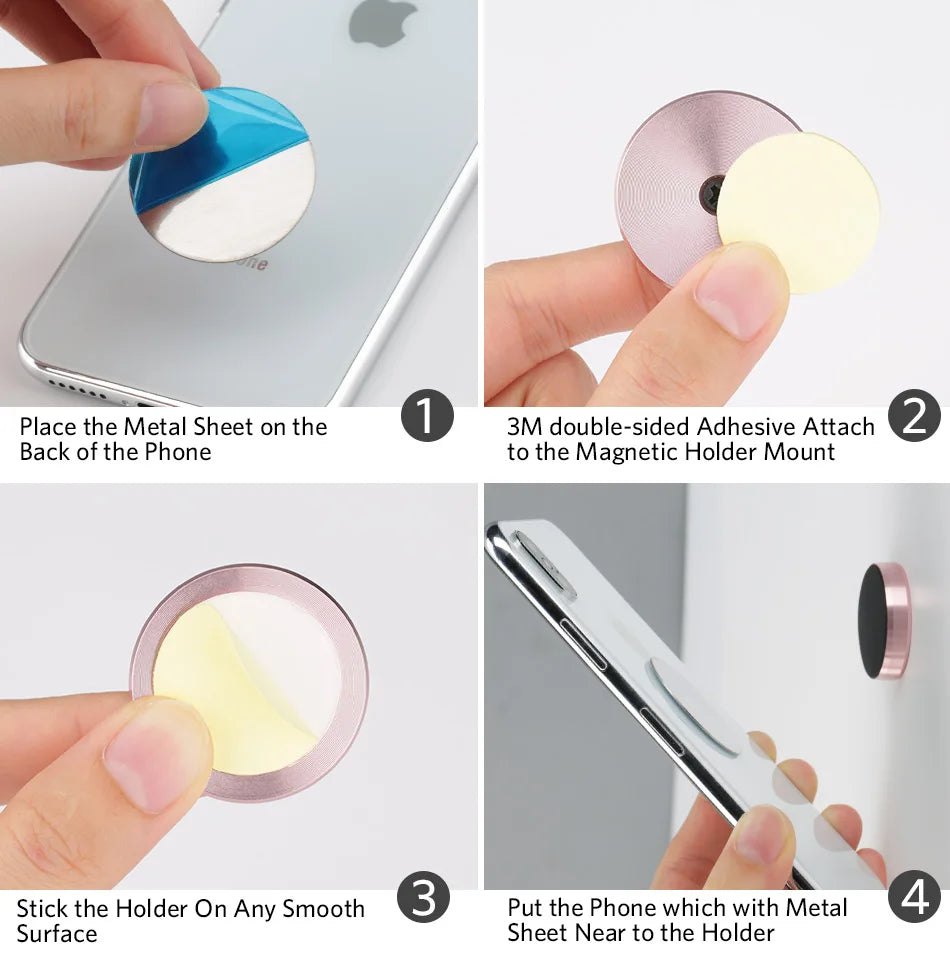 Magnetic Stick on Phone Car Holder