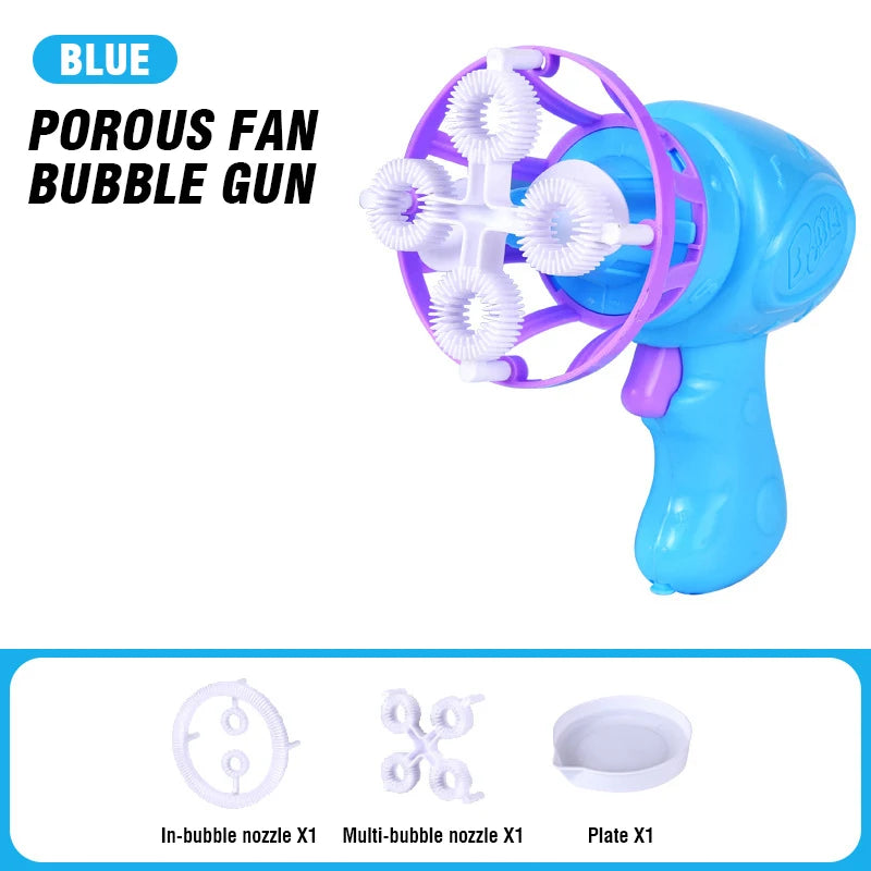 2 In 1 Dinosaur Electric Soap Bubble Gun