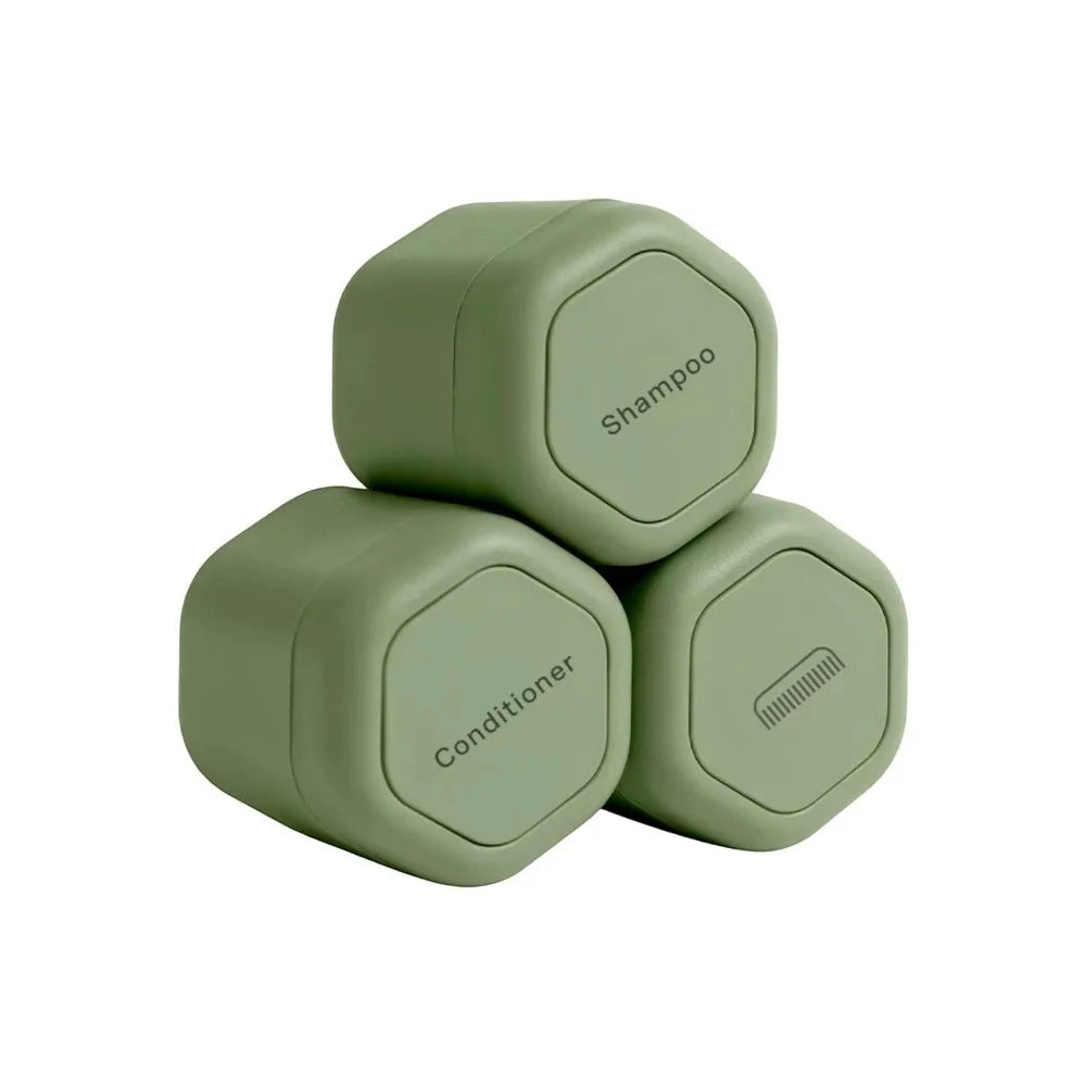 3Pcs Portable Magnetic Cosmetic Dispenser