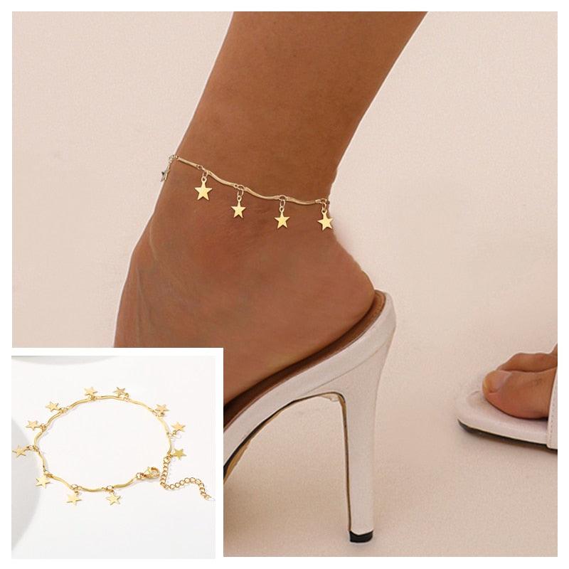 Adjustable Summer Beach Snake Chain Anklet - BestShop