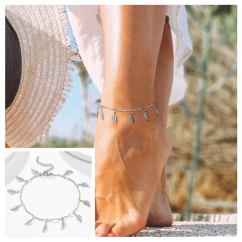 Adjustable Summer Beach Snake Chain Anklet - BestShop