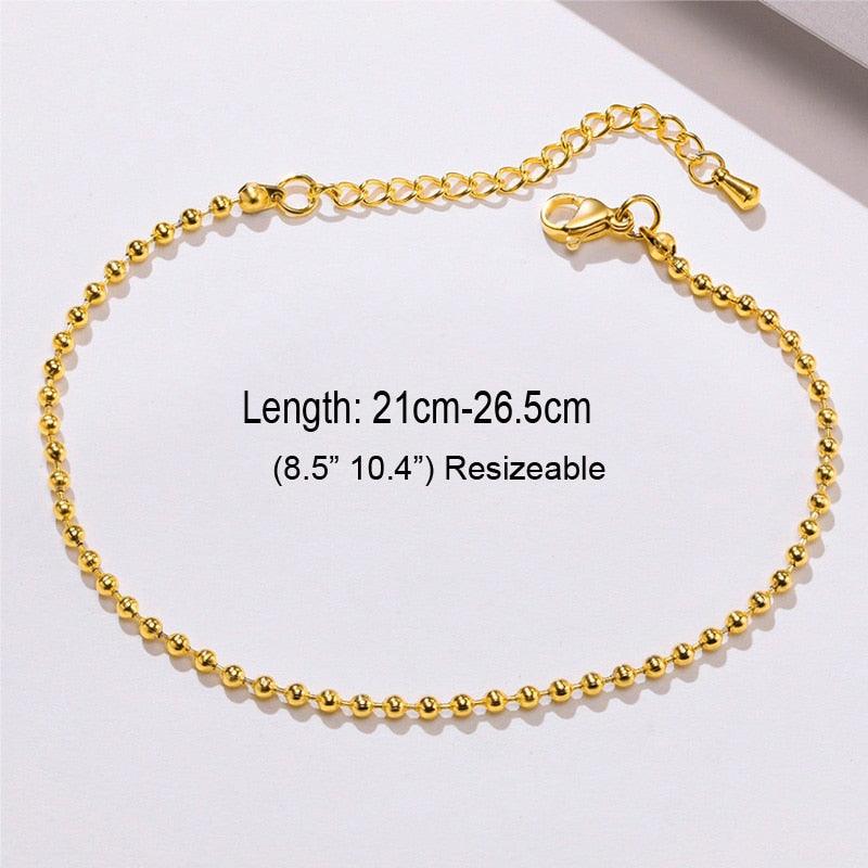 Adjustable Summer Beach Snake Chain Anklet - BestShop