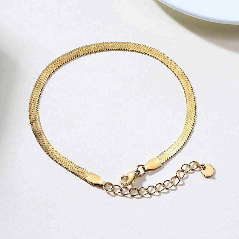 Adjustable Summer Beach Snake Chain Anklet - BestShop