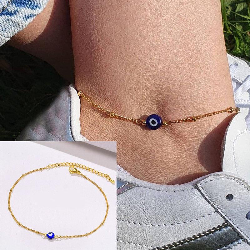 Adjustable Summer Beach Snake Chain Anklet - BestShop