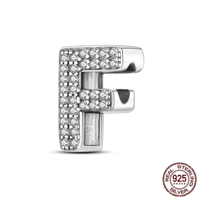 Alphabet Beads 925 Sterling Silver LOVE Letter Charm - BestShop