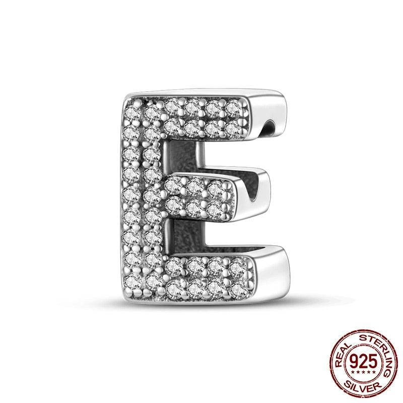 Alphabet Beads 925 Sterling Silver LOVE Letter Charm - BestShop