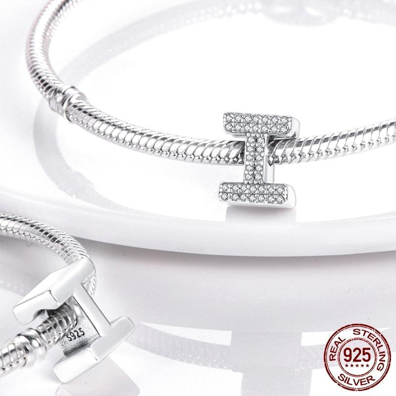 Alphabet Beads 925 Sterling Silver LOVE Letter Charm - BestShop