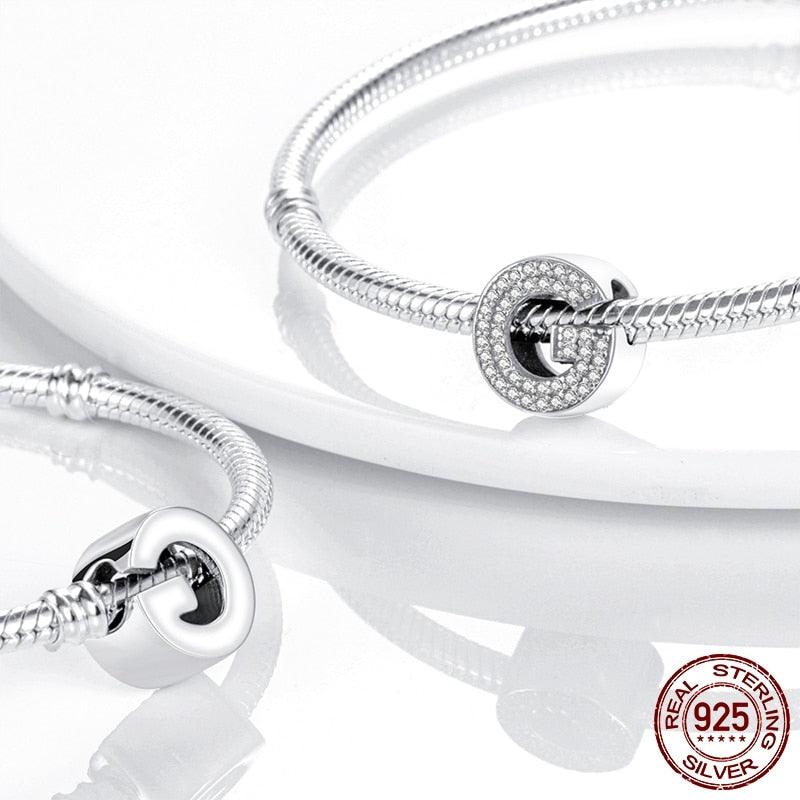 Alphabet Beads 925 Sterling Silver LOVE Letter Charm - BestShop