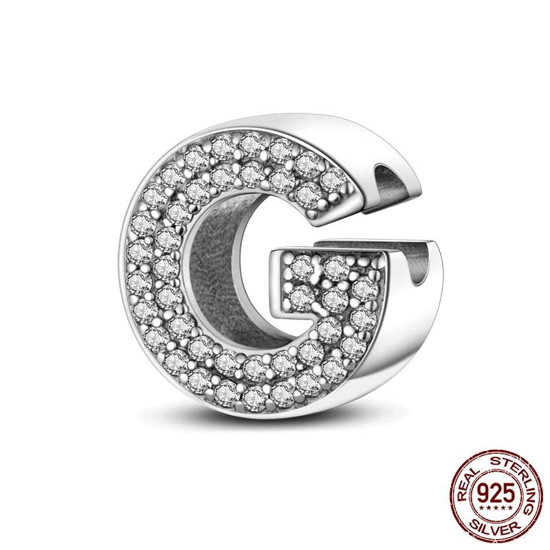 Alphabet Beads 925 Sterling Silver LOVE Letter Charm - BestShop