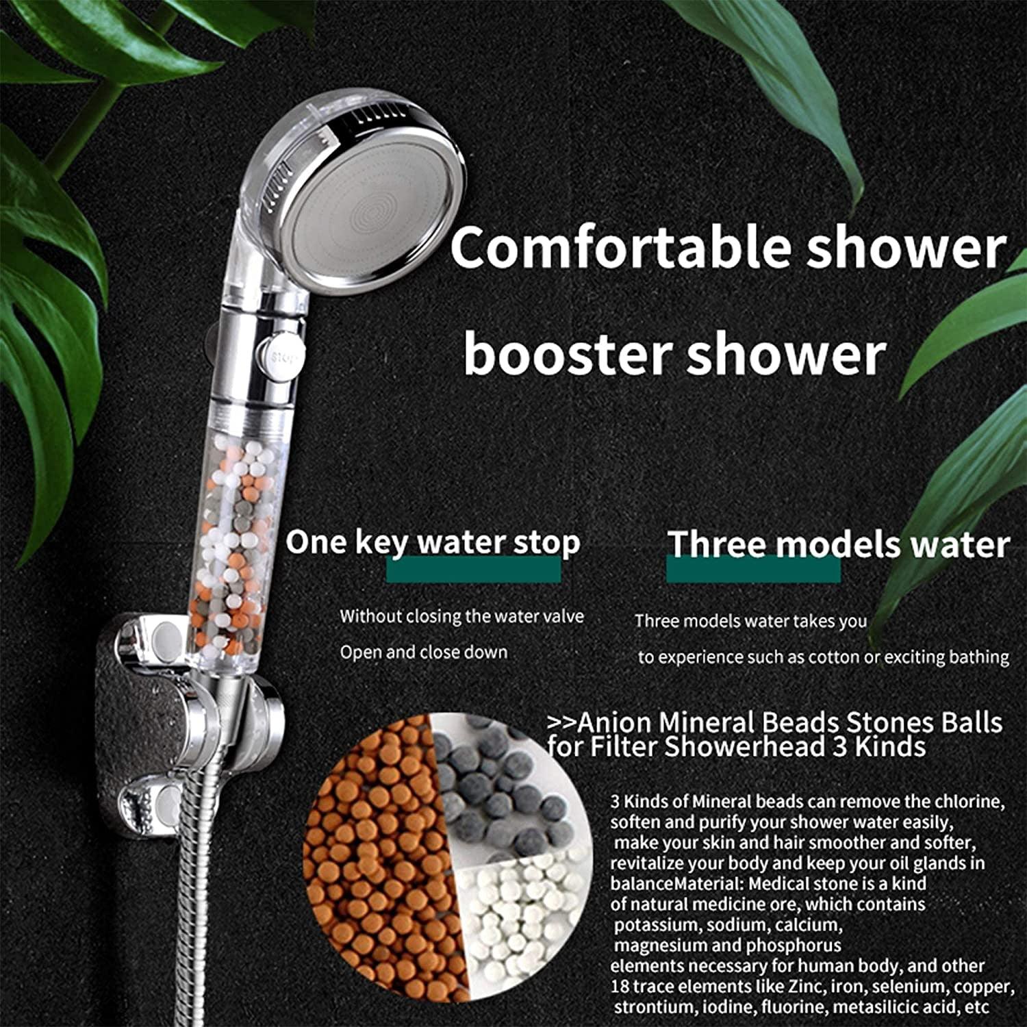 Bathroom 3 Modes High Pressure Shower Head - BestShop