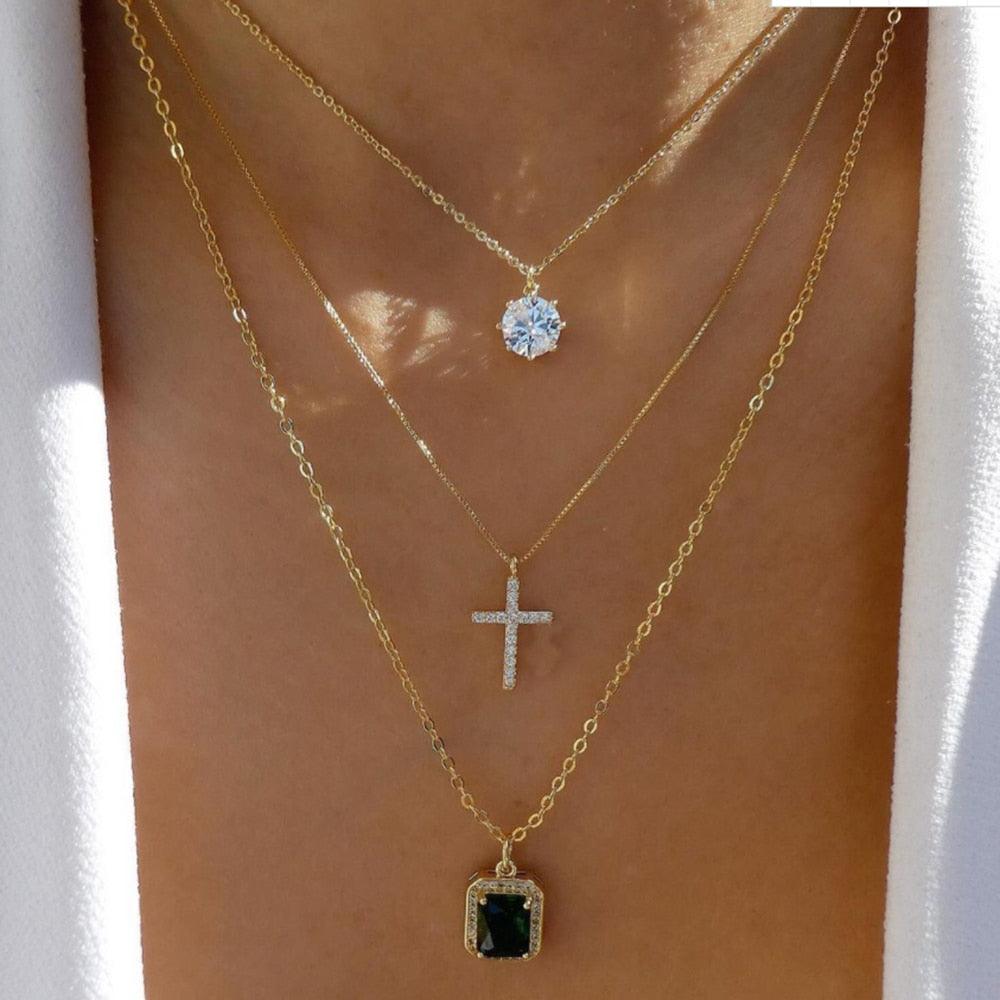 bls-miracle Bohemia Gold Color Multiple Styles Necklace - BestShop