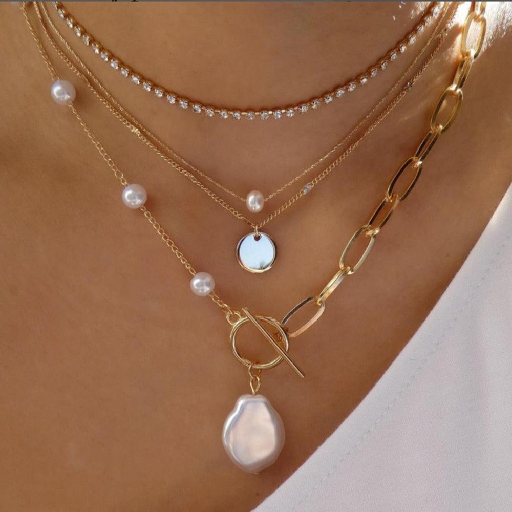 bls-miracle Bohemia Gold Color Multiple Styles Necklace - BestShop