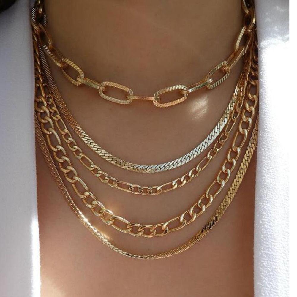 bls-miracle Bohemia Gold Color Multiple Styles Necklace - BestShop