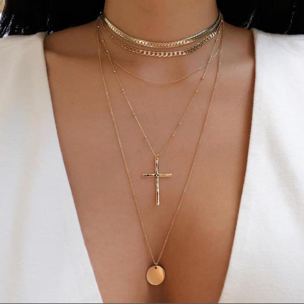 bls-miracle Bohemia Gold Color Multiple Styles Necklace - BestShop