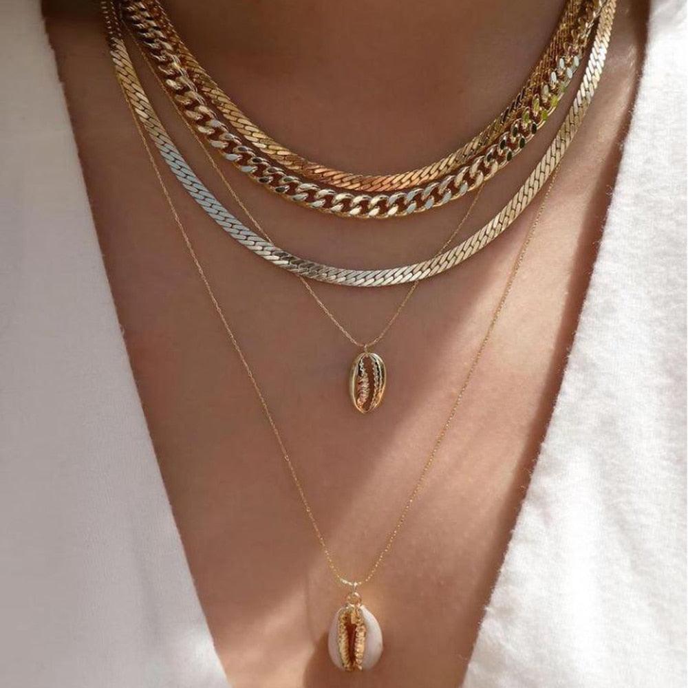 bls-miracle Bohemia Gold Color Multiple Styles Necklace - BestShop