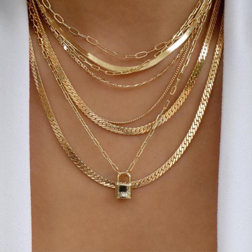 bls-miracle Bohemia Gold Color Multiple Styles Necklace - BestShop