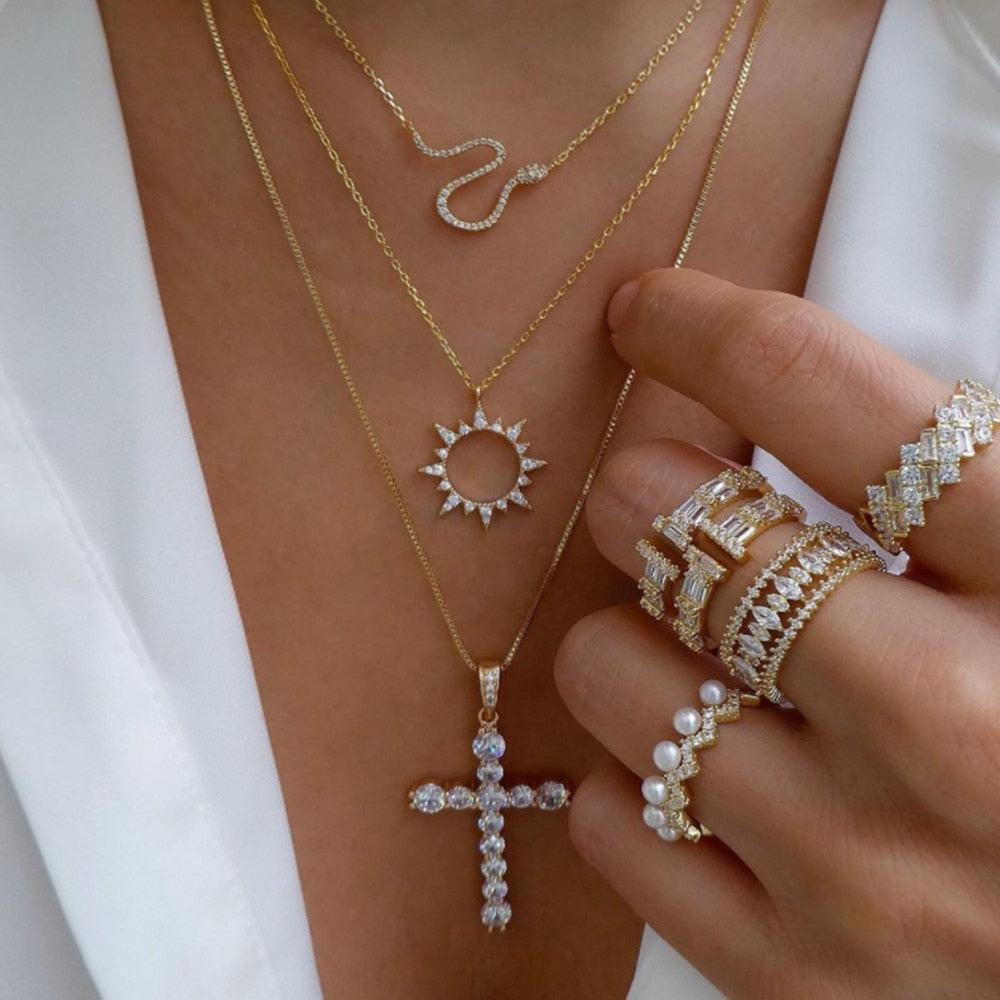 bls-miracle Bohemia Gold Color Multiple Styles Necklace - BestShop