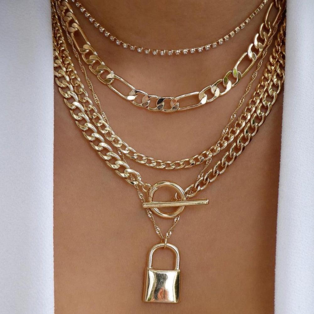 bls-miracle Bohemia Gold Color Multiple Styles Necklace - BestShop