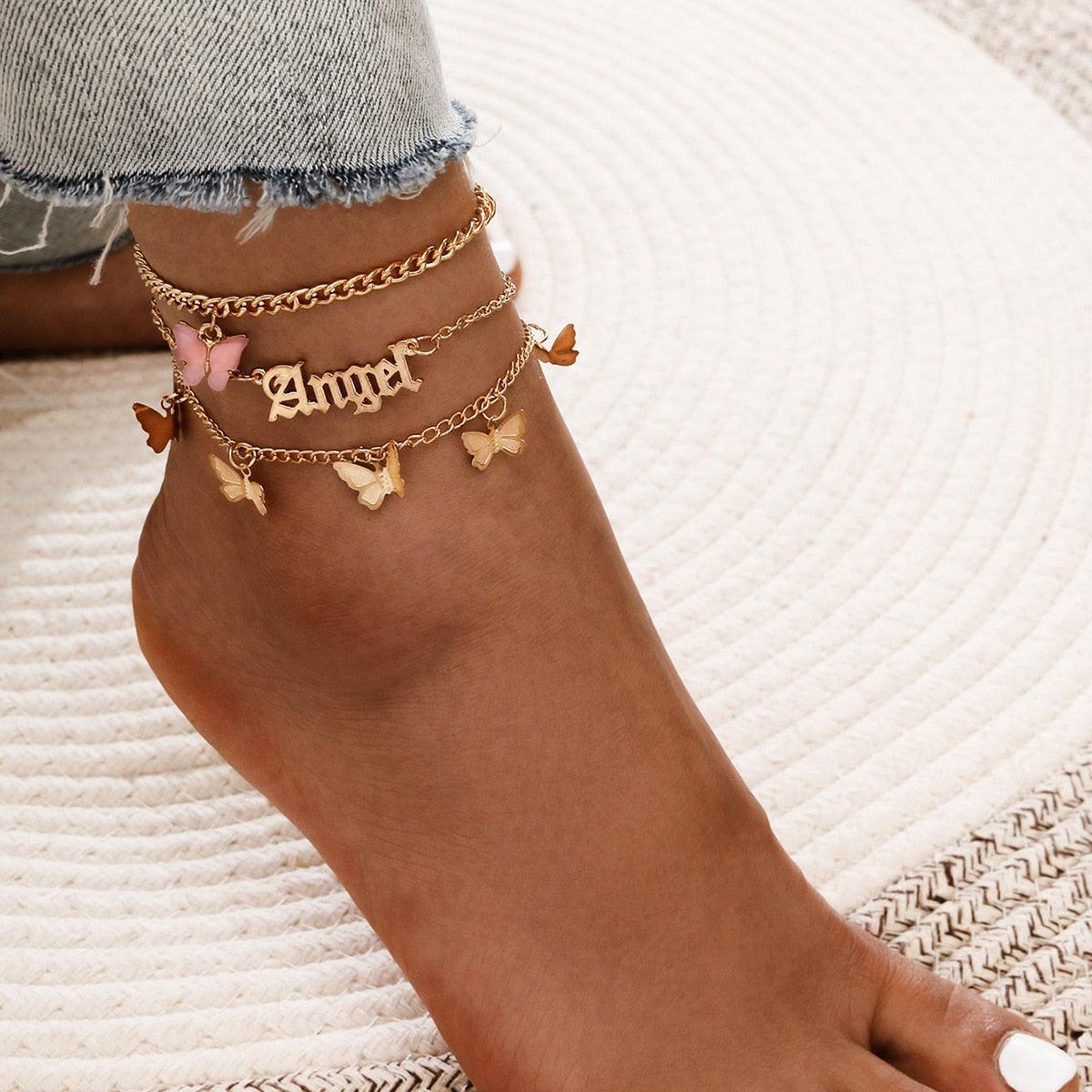Bohemia Shell Chain Anklet Sets Ankle Bracelet - BestShop