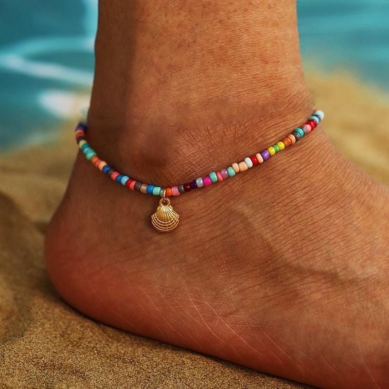 Bohemian Colorful Turkish Eyes Anklets for Women - BestShop