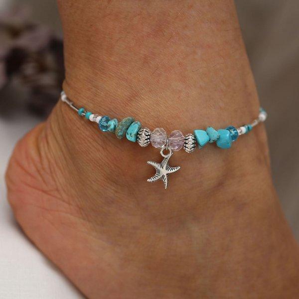 Bohemian Colorful Turkish Eyes Anklets for Women - BestShop