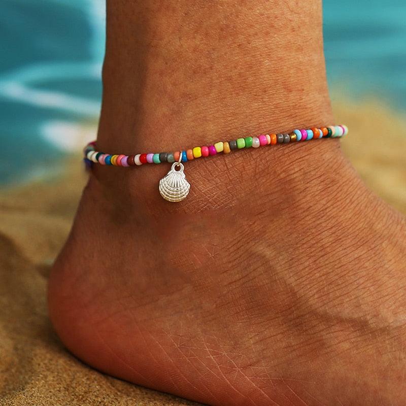 Bohemian Colorful Turkish Eyes Anklets for Women - BestShop