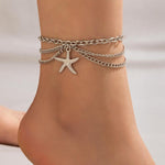 Load image into Gallery viewer, Boho Gold Silver Chain Anklet - BestShop
