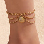 Load image into Gallery viewer, Boho Gold Silver Chain Anklet - BestShop
